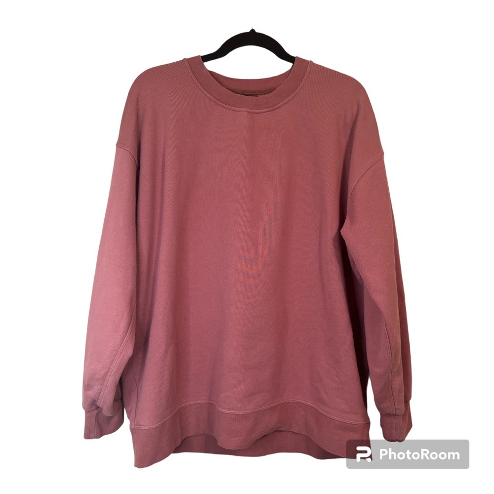 Lululemon perfectly oversized Crewneck sweatshirt in pink